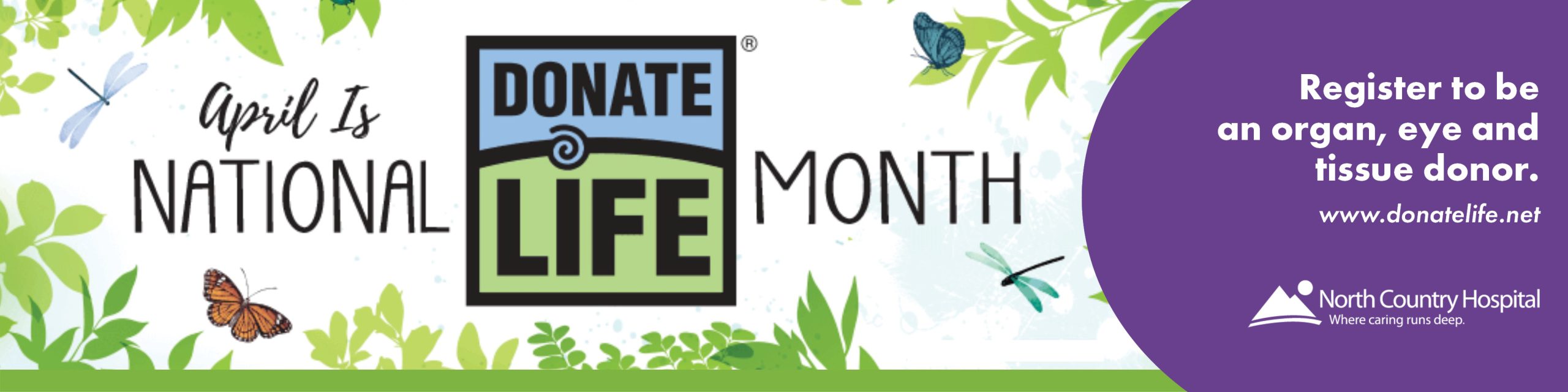 donate life 2 organ donor month april north country hospital